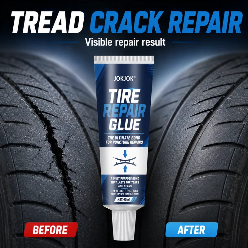JOKJOK Tire Repair Glue – Strong Rubber Adhesive Sealant