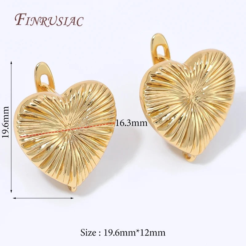 18K Gold Plated Water Drop Huggie Earring Clasp | Pearl Post