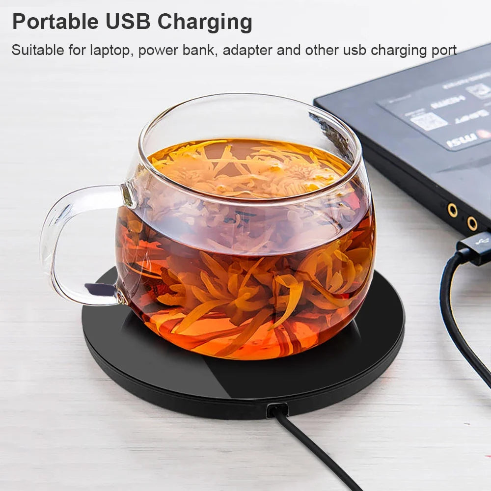 USB Mug Warmer – Thermostatic Coffee & Tea Heating Coaster
