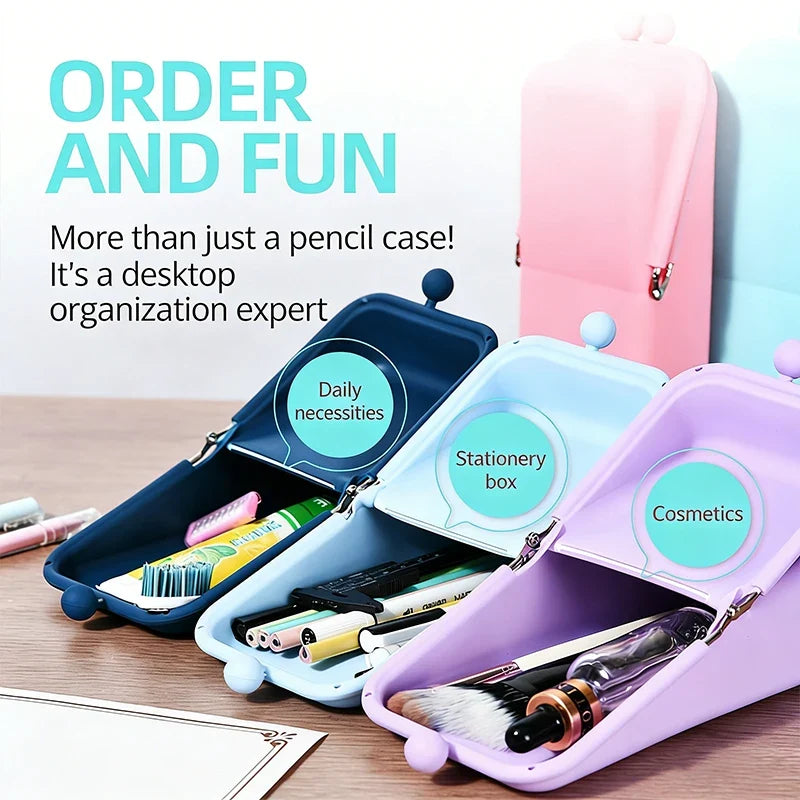 Nixie Silicone Makeup Brush Travel Organizer Bag