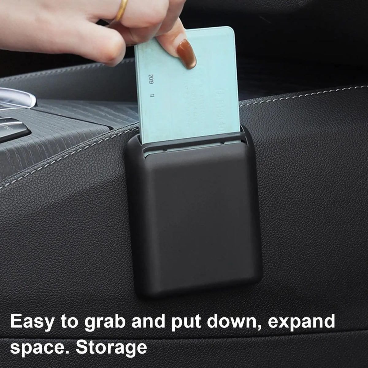 Universal Car Sun Visor Card Organizer & Clip Holder
