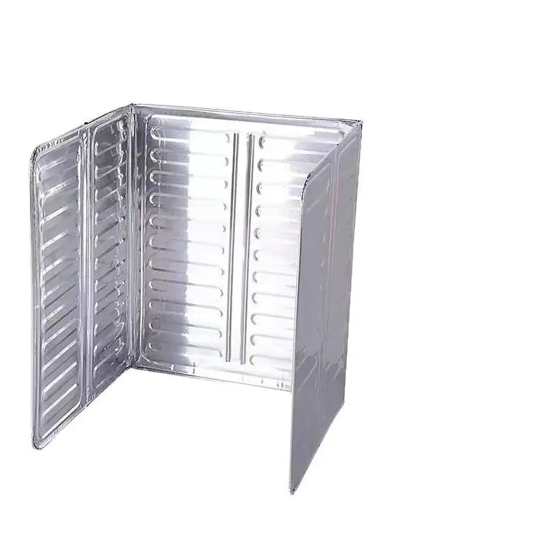 Foldable Aluminum Foil Oil Splatter Guard for Stove – 4 Panel
