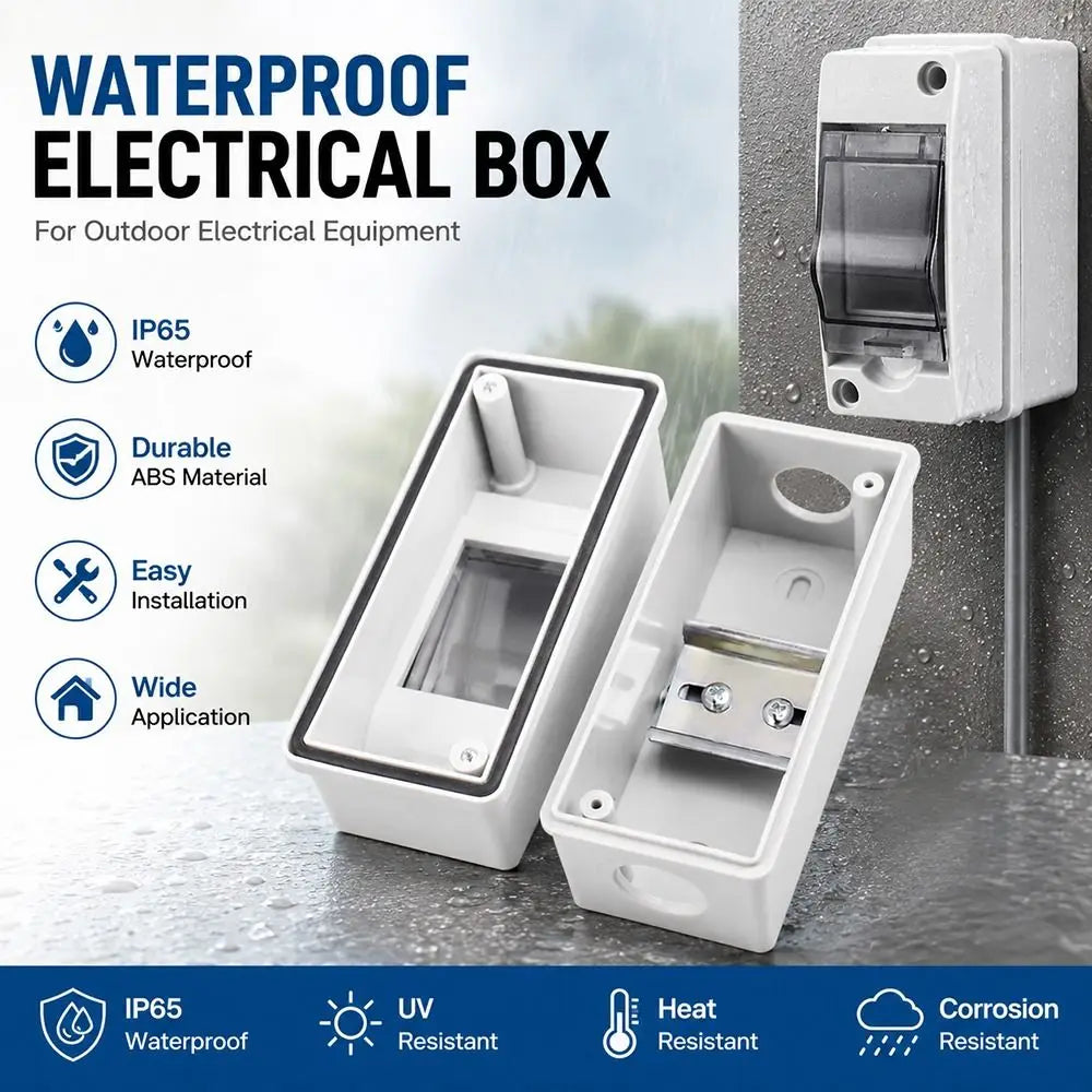 HT-2 IP65 Waterproof Distribution Box 2 Way Solar Junction Box