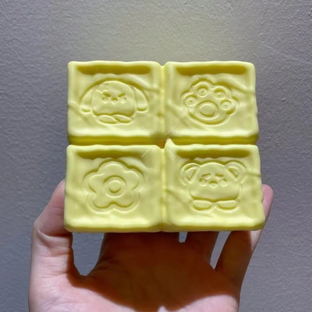 Strawberry Milk Cube Squishy – Slow Rising Sensory Fidget Toy