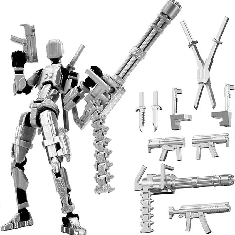 T13 Titan 13 Robot Action Figure – 3D Printed Collectible