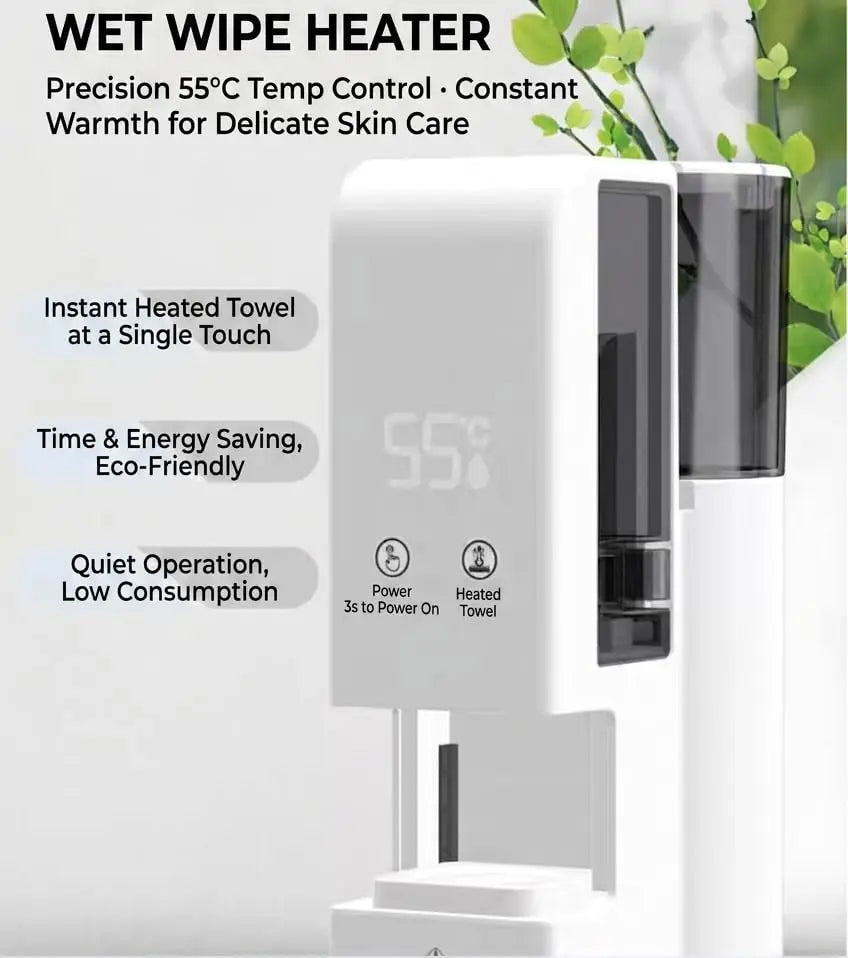 Smart Portable Electric Hot Towel Warmer & Dispenser