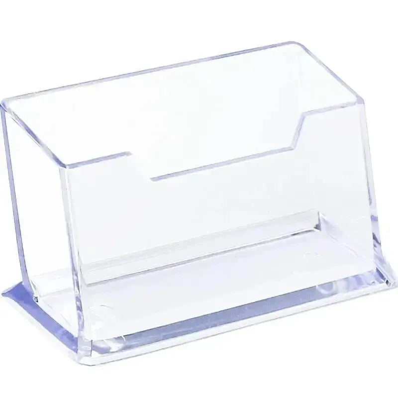 Acrylic Business Card Holder Clear Desktop Display Stand