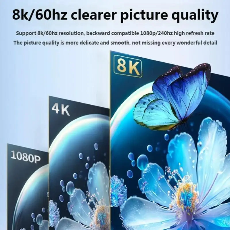 DisplayPort 8K60Hz Bidirectional Switcher – DP 1.4 1-In-3-Out