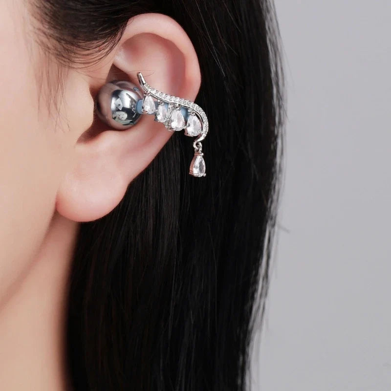 Silver Earphone Clip Charms | Freeclip Earbud Decorative Pair