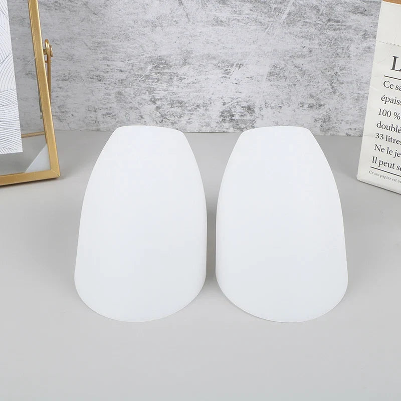 White Plastic Lampshade – Modern Light Cover for Home