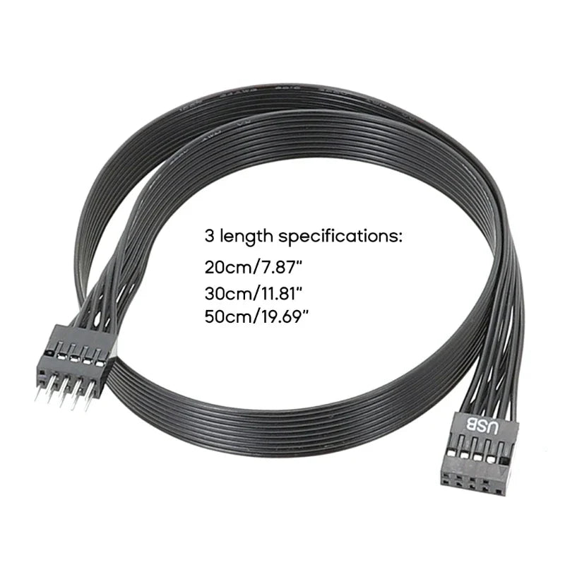 USB 2.0 9-Pin Motherboard Extension Cable – 20/30/50cm