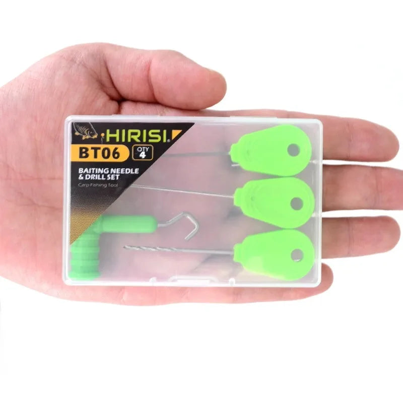 4PCS Carp Fishing Bait Needle Tool Set with Storage Box