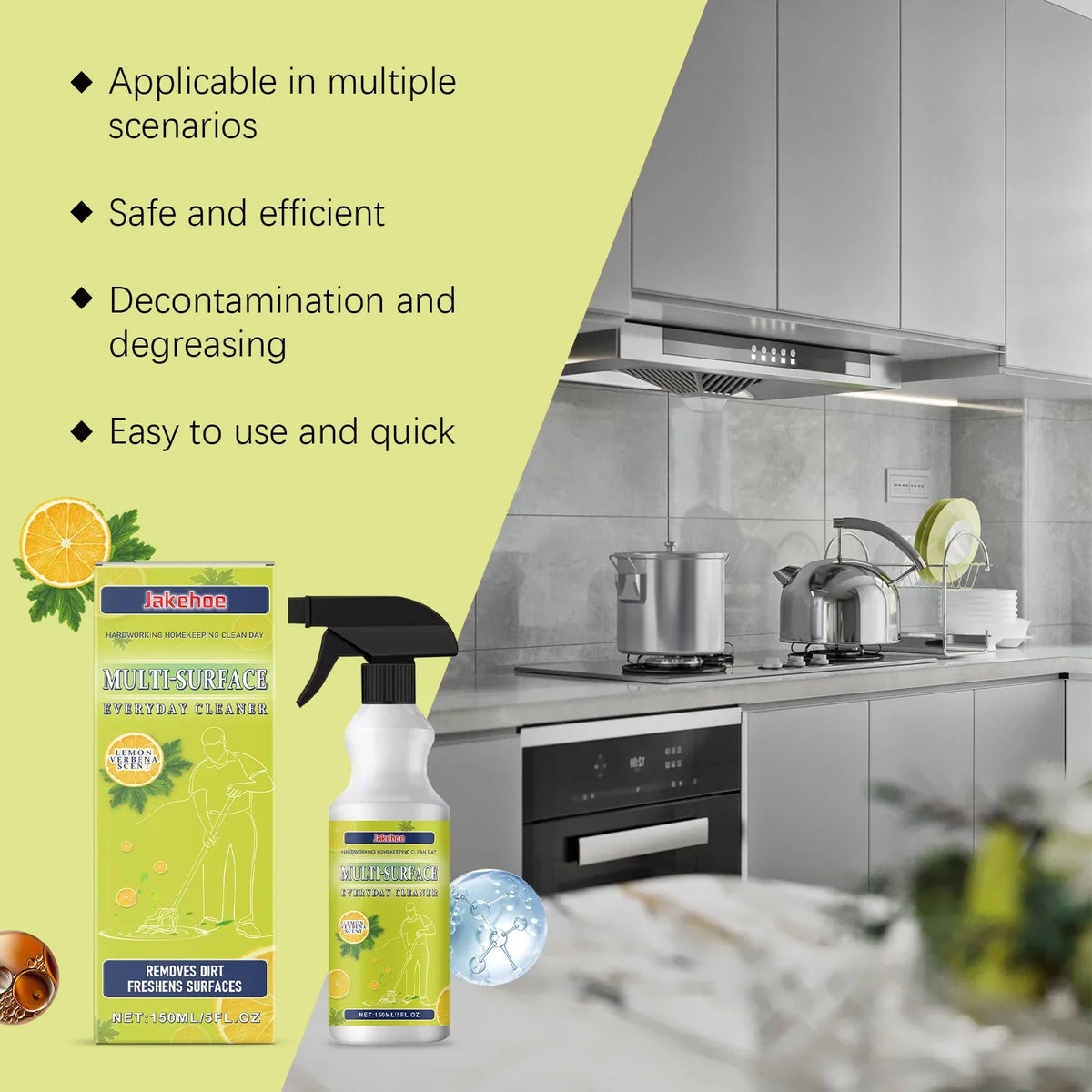JAKEHOE Multi-Surface Cleaning Spray – Kitchen & Home 150ml