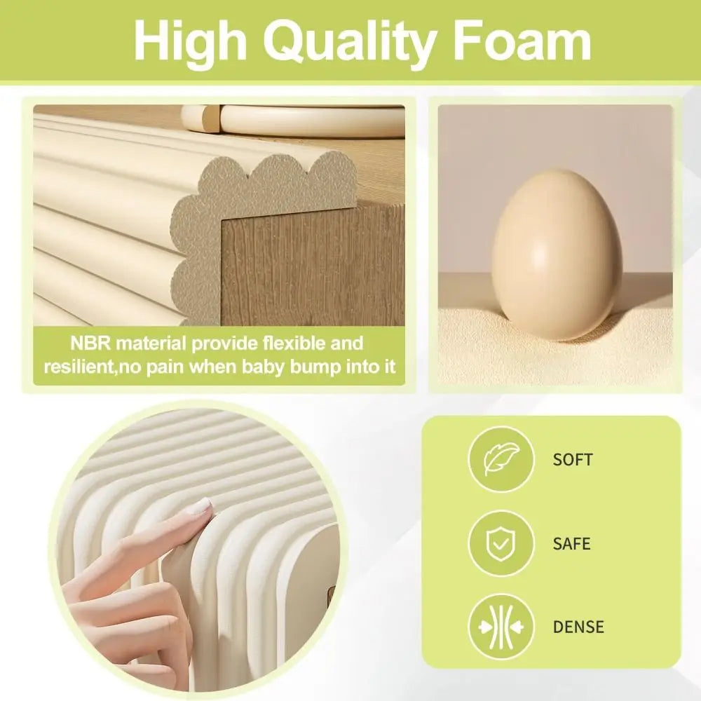 2M Self-Adhesive Foam Edge & Corner Guard Strip | Child Safety