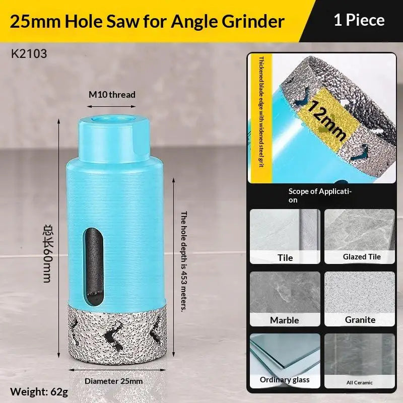 M10 Diamond Drill Bit for Angle Grinder – Dry Cut Tile & Stone