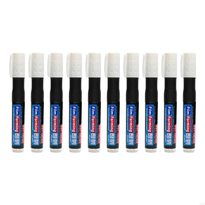 Film Forming Whiteboard Marker Set | 10 Pack Peelable
