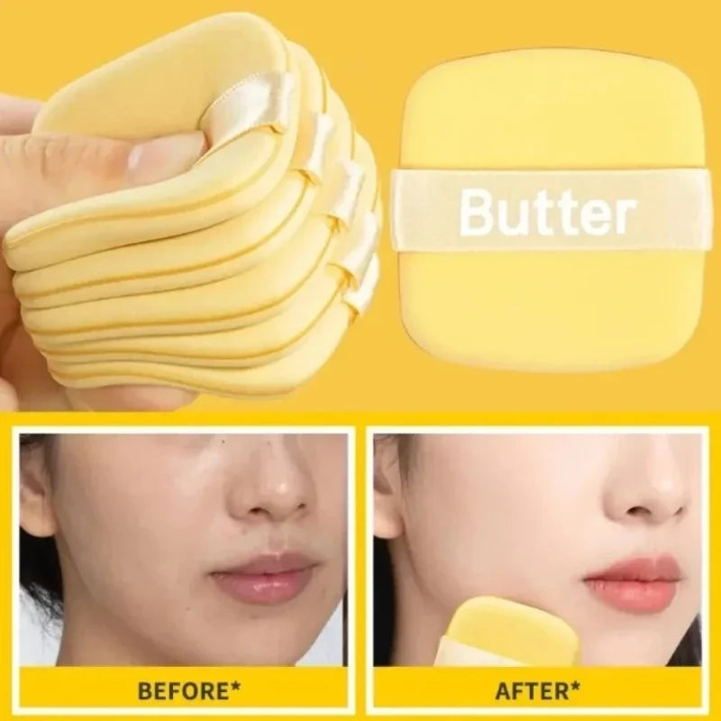 Butter Cookie Makeup Sponge Puffs | Wet & Dry 6/10 Pack