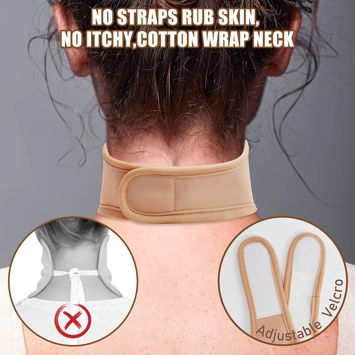 Reusable Castor Oil Pack Wrap Kit – Adjustable Waist & Neck