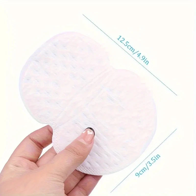Disposable Underarm Sweat Pads – Bamboo Fiber, 10–100 Pcs