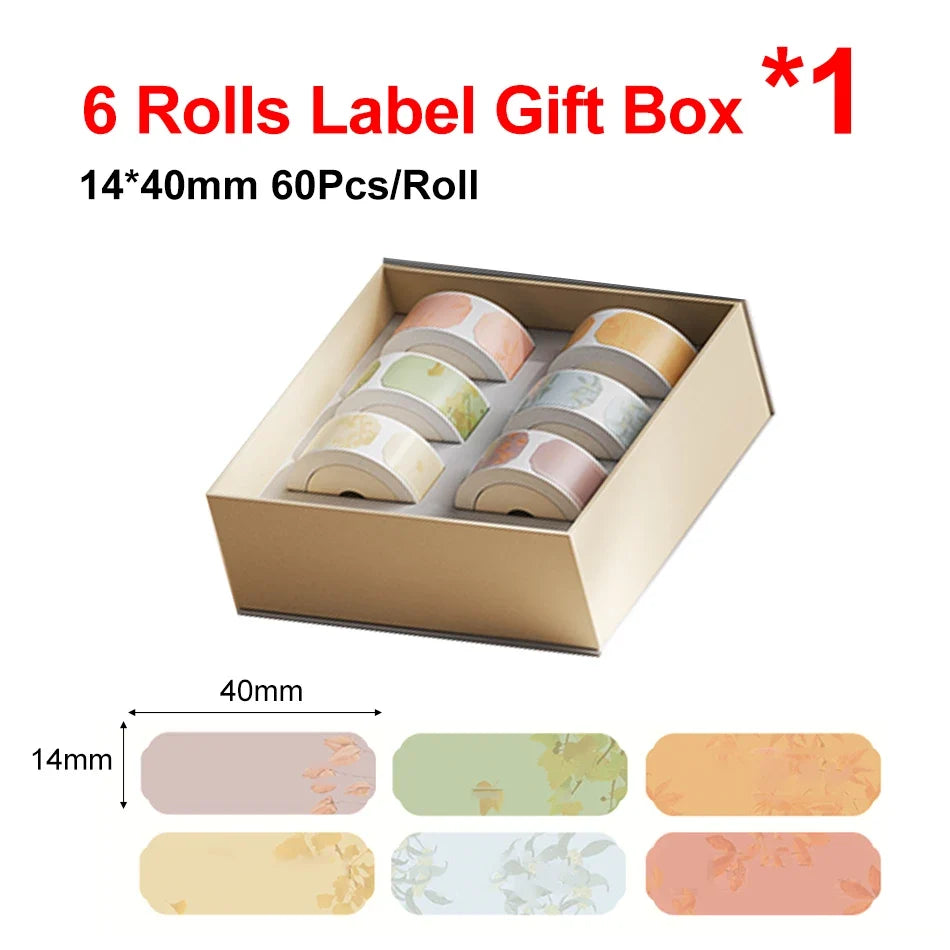 Niimbot Gift Box Label Rolls – Colorful Stickers for D11 D110 D101