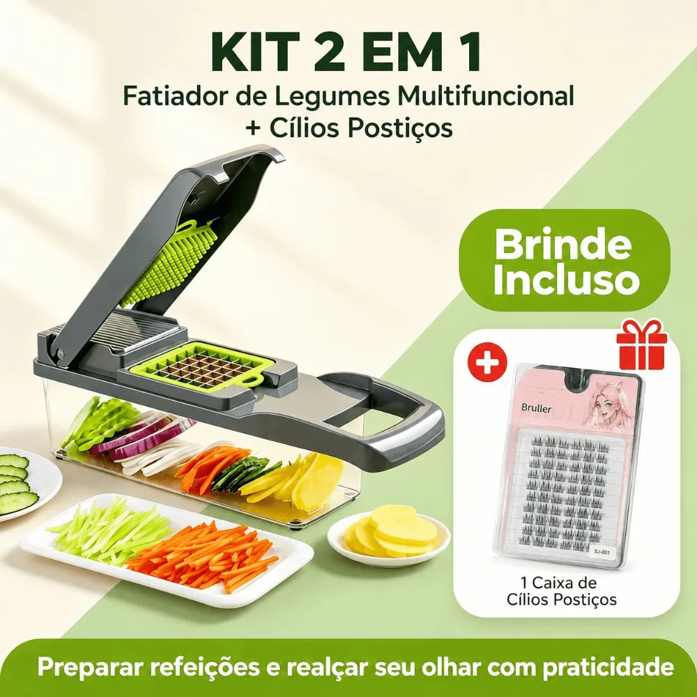 16-in-1 Vegetable Chopper Slicer Dicer Grater – Stainless Steel