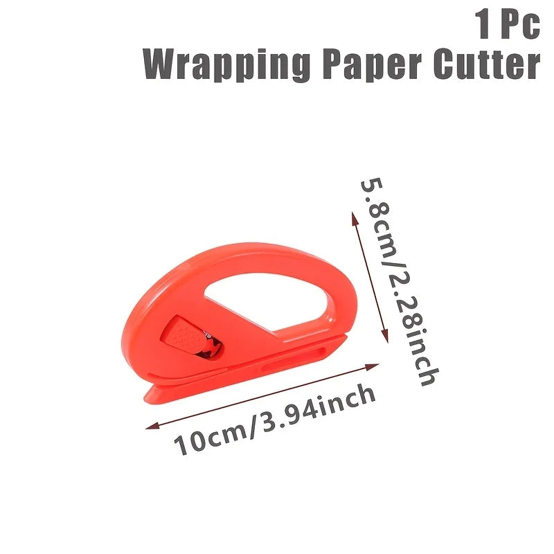 Mini Zinc Alloy Sliding Paper Cutter – Gift Wrap Tool