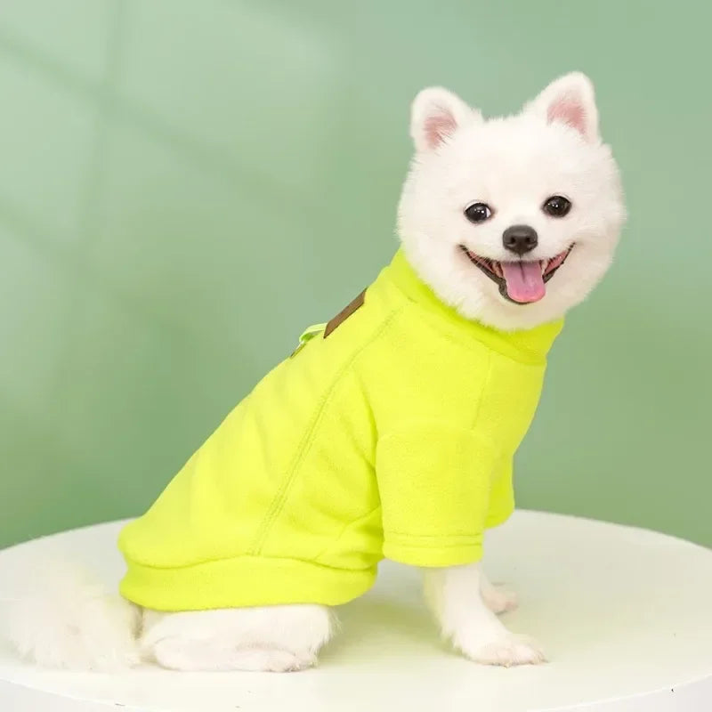 Winter Dog Hoodie – Soft Warm Sweatshirt for Small Dogs & Cats