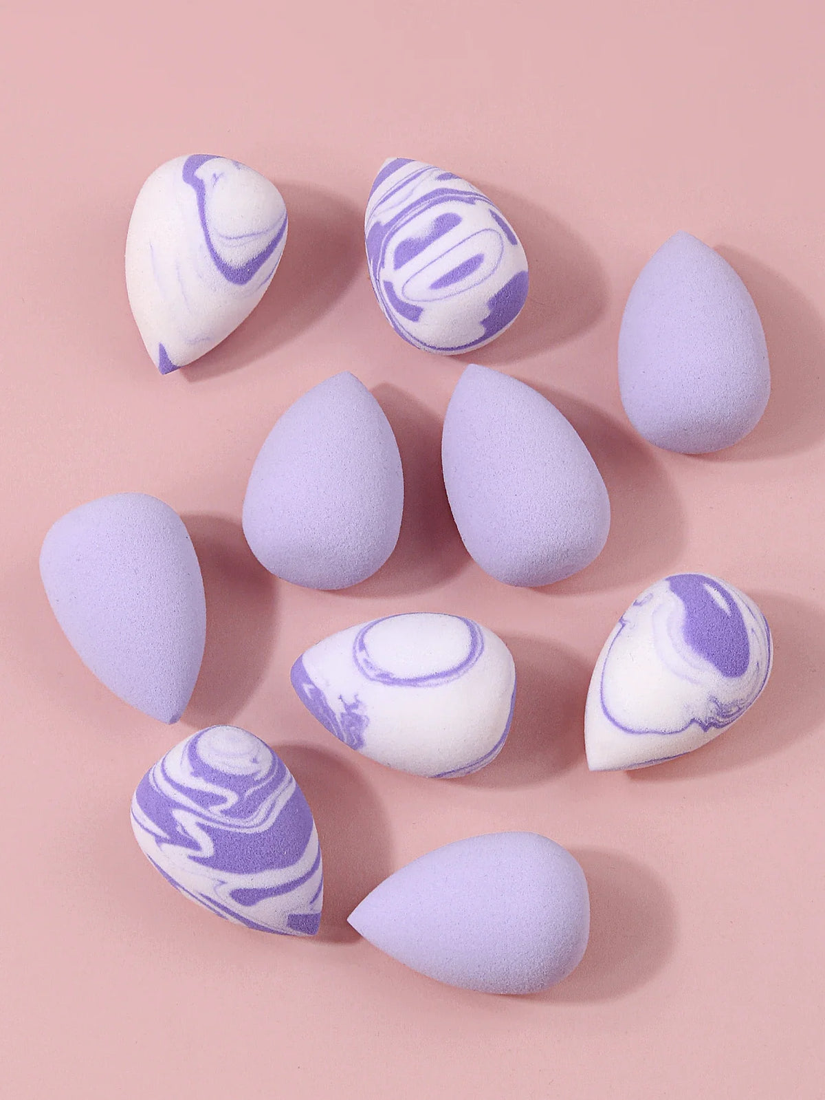 Marble Mini Makeup Sponge Set 12pc – Blending & Foundation