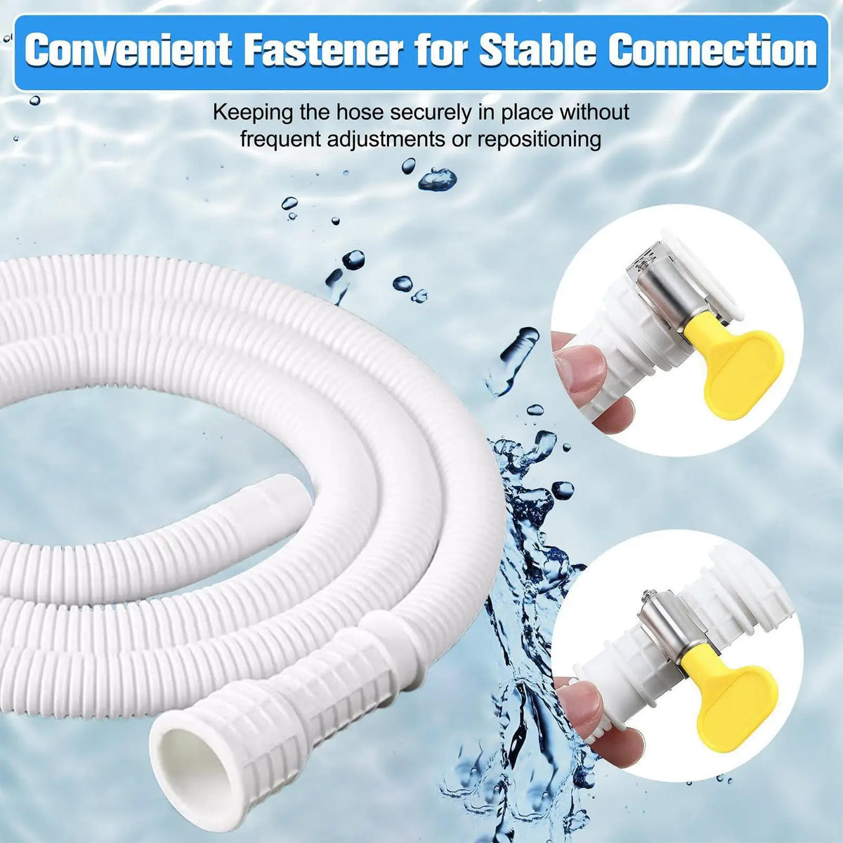 Universal AC Drain Hose 16mm Leakproof with Connecting Clip