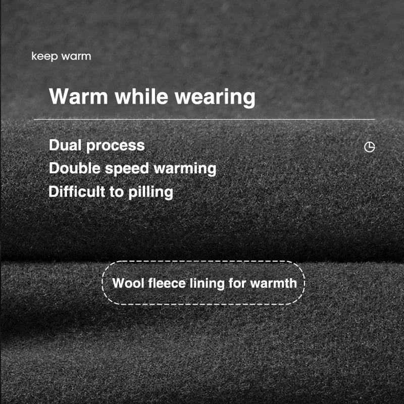 Men's Fleece Thermal Underwear Set – Quick-Dry Long Johns S–3XL