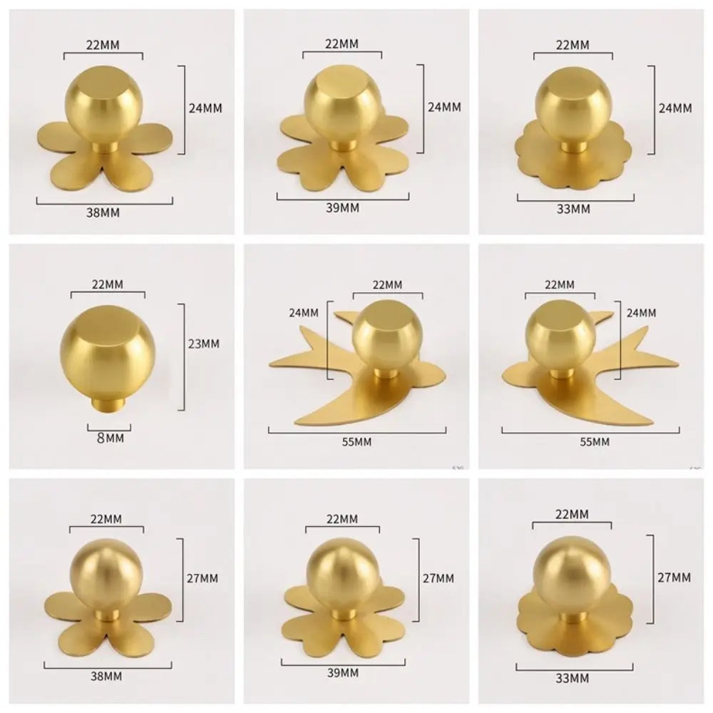 Brass Cabinet Pull with Backplate | Minimalist Gold Drawer Handle