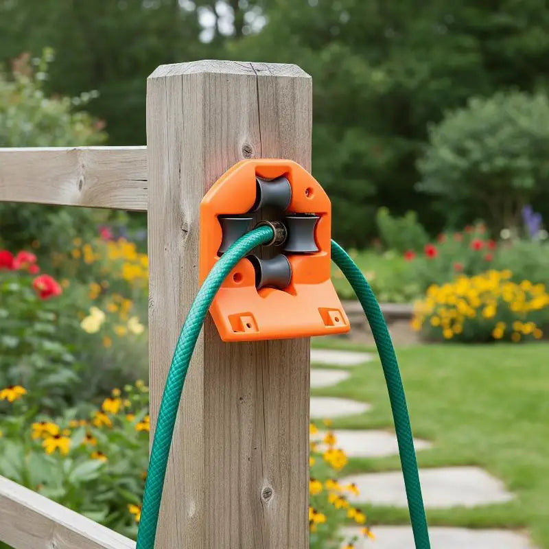 Garden Hose Guide Bracket – Anti-Skid Corner Roller