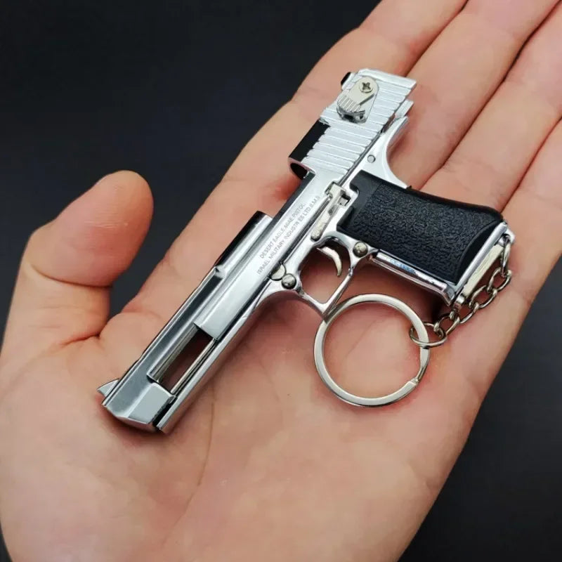 1:3 Scale Metal Desert Eagle Mini Model Keychain | Boys Gift