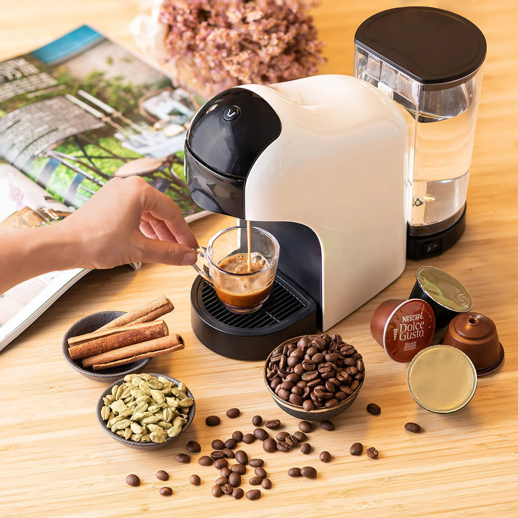 DUTRIEUX 3-in-1 Capsule Espresso Machine | Nespresso & Dolce Gusto