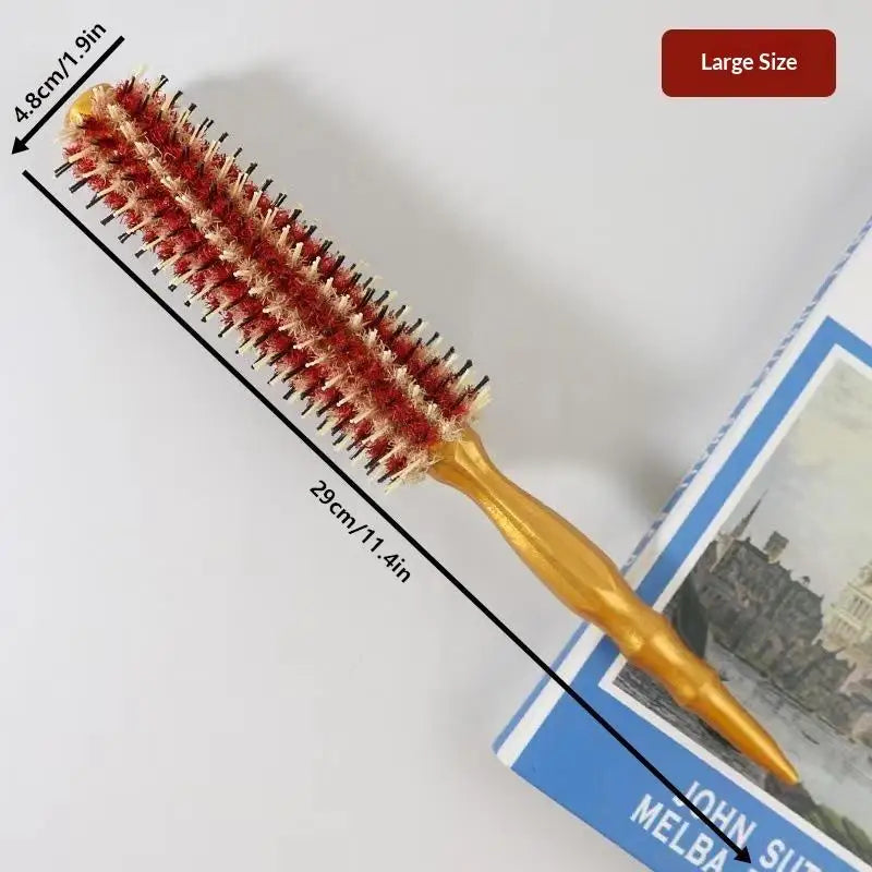 Round Curling Brush Comb for Medium to Long Hair | Nixie