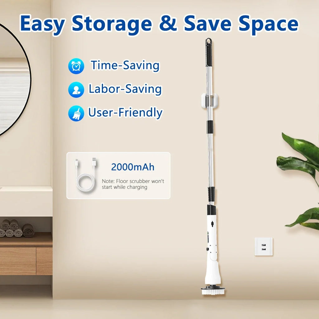 High-Torque Electric Spin Scrubber – Kitchen & Bathroom Brush
