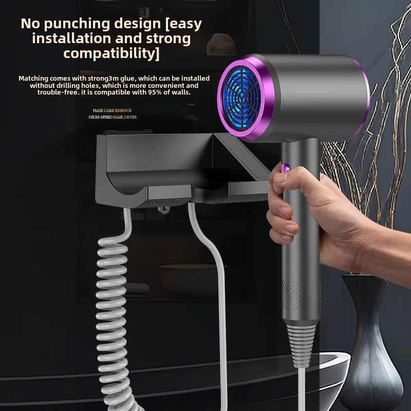 Wall Mounted Hotel Hair Dryer – 1200W Ionic Bathroom Dryer