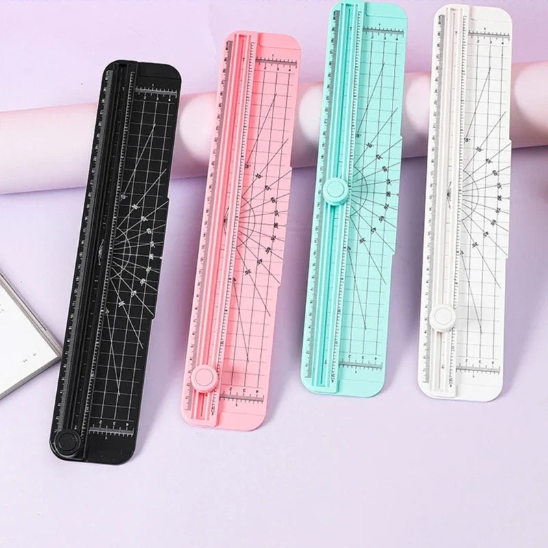 Paper Photo Trimmer with Side Ruler – Scrapbooking Cutter Tool