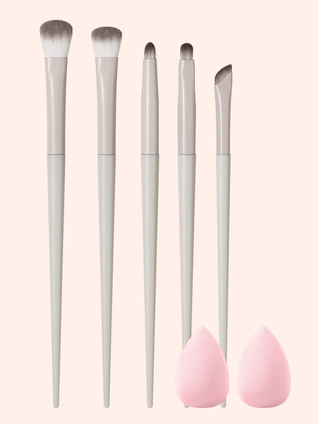7-Piece Soft Makeup Brush Set – Highlighter, Concealer & Eyeshadow