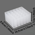 30-Slot Pen & Marker Holder Desk Organizer Stand – White