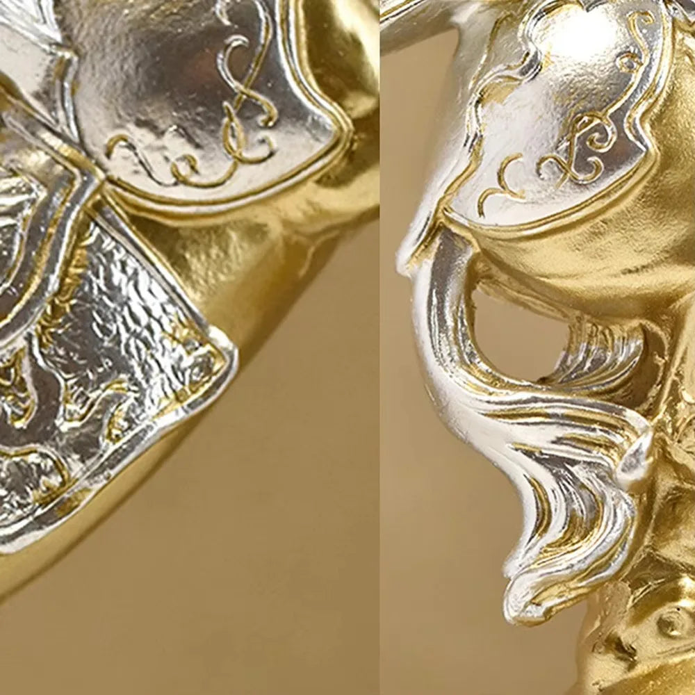Feng Shui Lucky Horse Statue – Resin Home Office Décor