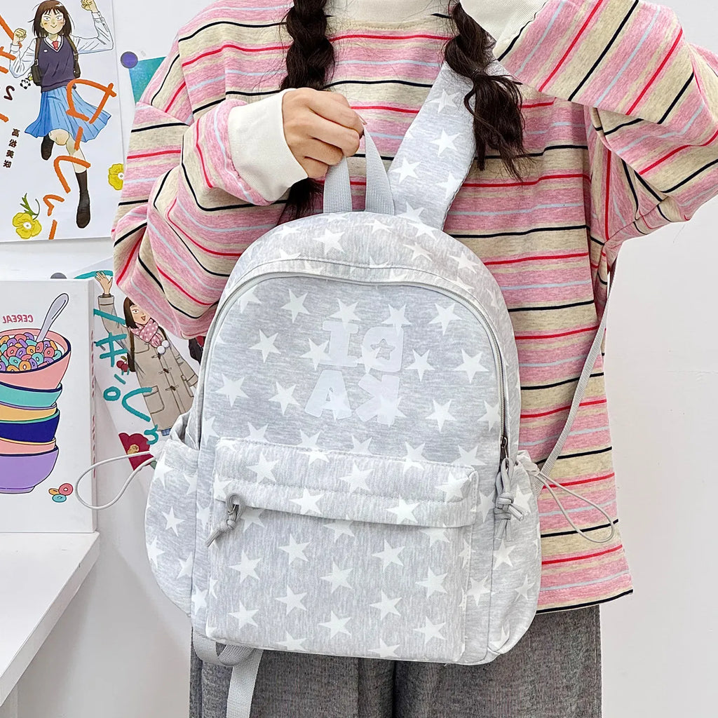 Nixie Canvas Small Backpack – Casual School Bag for Women