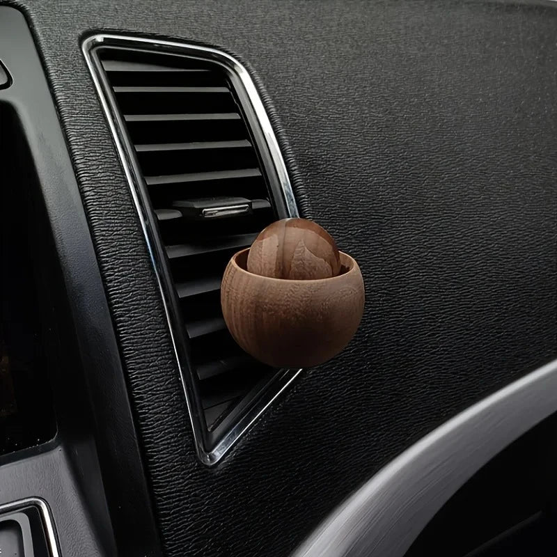 Wooden Spherical Essential Oil Diffuser – Car & Home