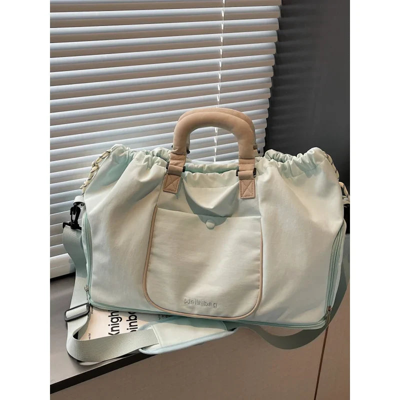 Nixie Large Travel Tote Bag – Expandable Gym & Weekend Bag