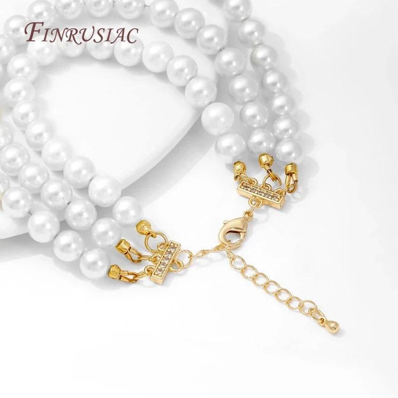 18K Gold Plated Brass Chain Extender – DIY Pearl Necklace Connector