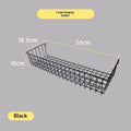 Iron Grid Wall Hanging Basket – Decorative Storage Display Rack