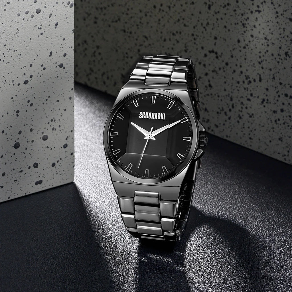 REBIRTH Men's Stainless Steel Quartz Watch – Waterproof