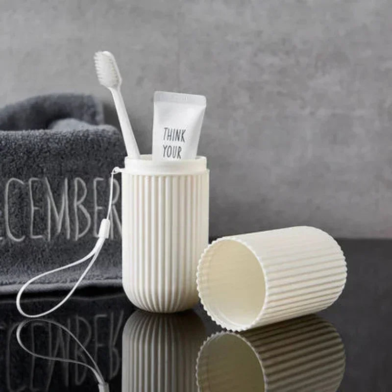Portable Toothbrush & Toothpaste Holder Travel Storage Case