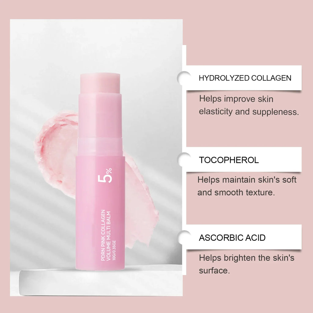 PDRN Pink Collagen Multi Balm Stick – Face, Lip & Neck