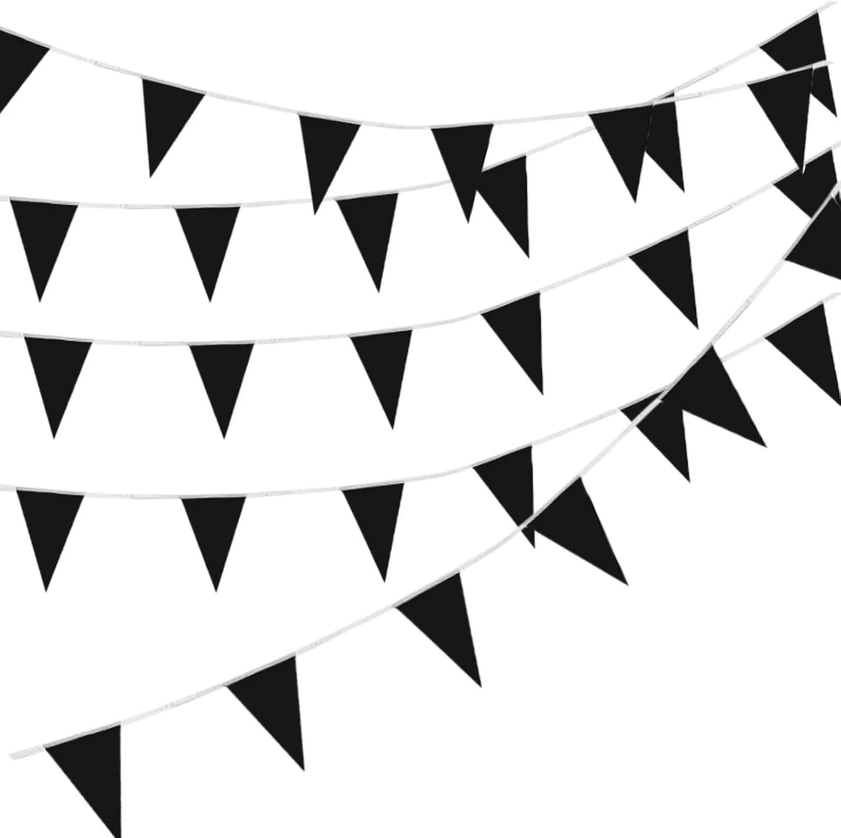 Princess Pink Party Banner 33ft – 20 Flags Wedding Birthday